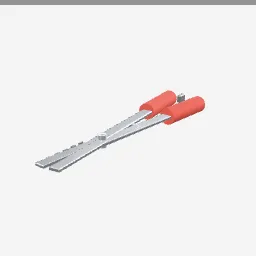 Tin Snips low-poly 3D model (2,064 tris)