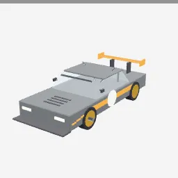 Drift Car low-poly 3D model (18,324 tris)
