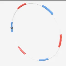 Hula Hoop low-poly 3D model (2,788 tris)