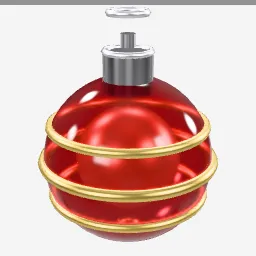 Glass Ornament low-poly 3D model (6,604 tris)