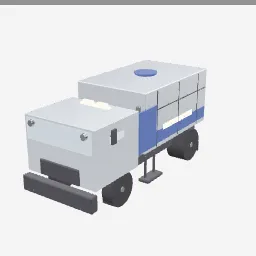 Armored Truck low-poly 3D model (23,556 tris)