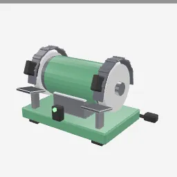 Sharpening Wheel low-poly 3D model (4,200 tris)