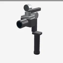 Gimbal Stabilizer low-poly 3D model (1,184 tris)