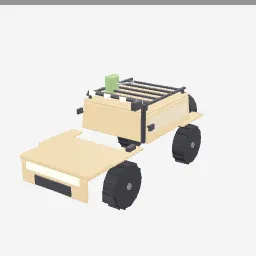 Offroader 4x4 low-poly 3D model (24,748 tris)
