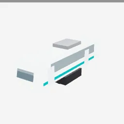 Monorail Car low-poly 3D model (1,100 tris)