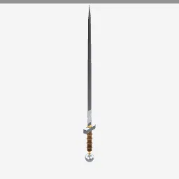 Spatha low-poly 3D model (1,624 tris)