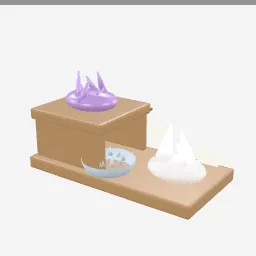Crystal Display low-poly 3D model (3,244 tris)