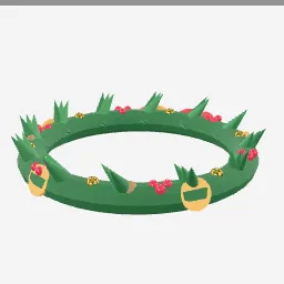 Cranberry Garland low-poly 3D model (17,968 tris)