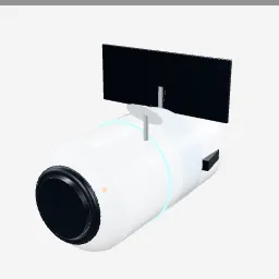 Space Station Module low-poly 3D model (7,828 tris)