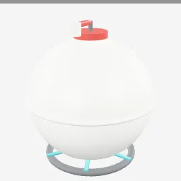 Salad Spinner low-poly 3D model (6,780 tris)