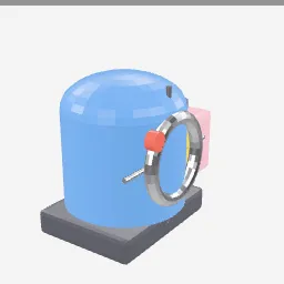 Bubble Machine low-poly 3D model (2,440 tris)