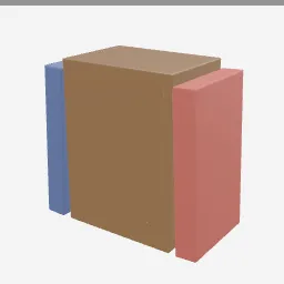 Book Nook Kit low-poly 3D model (4,760 tris)