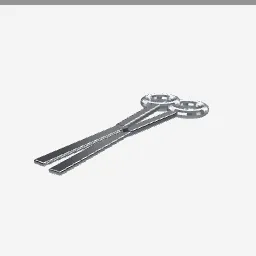 Surgical Scissors low-poly 3D model (2,068 tris)