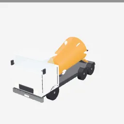 Cement Mixer low-poly 3D model (13,856 tris)