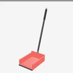 Dustpan low-poly 3D model (4,428 tris)