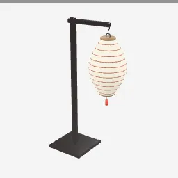 Chochin Lantern low-poly 3D model (11,196 tris)