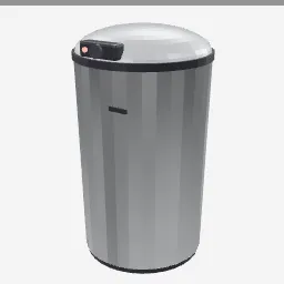 Trash Can Sensor low-poly 3D model (3,440 tris)