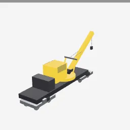 Crane Car low-poly 3D model (1,456 tris)