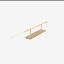 Blowgun low-poly 3D model (3,348 tris)