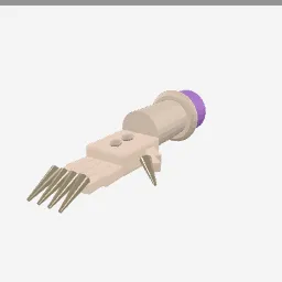 Werewolf Claw low-poly 3D model (3,368 tris)