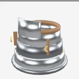 Gorget Neck low-poly 3D model (3,032 tris)