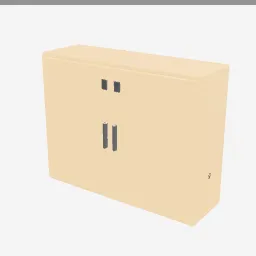 Tool Wall Cabinet low-poly 3D model (2,580 tris)