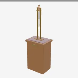 Relic Sword Display low-poly 3D model (4,214 tris)