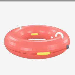 Swim Ring low-poly 3D model (9,420 tris)