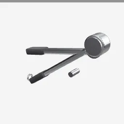 Garlic Press low-poly 3D model (2,176 tris)