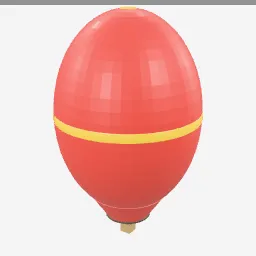 Hot Air Balloon low-poly 3D model (7,020 tris)