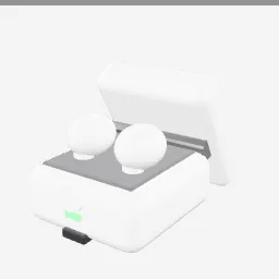 Earbuds Case low-poly 3D model (3,852 tris)