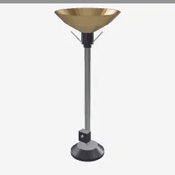 Patio Heater low-poly 3D model (1,796 tris)