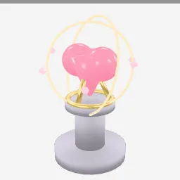 Crystal Heart low-poly 3D model (4,140 tris)