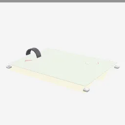 Folded Map low-poly 3D model (1,188 tris)