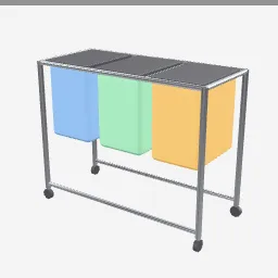 Laundry Sorter low-poly 3D model (2,016 tris)