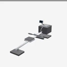 Rowing Machine low-poly 3D model (3,164 tris)