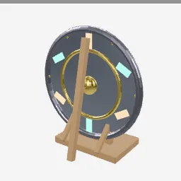 Rune Shield low-poly 3D model (9,140 tris)