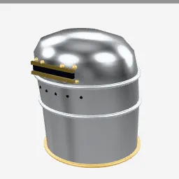 Frog Mouth Helm low-poly 3D model (9,172 tris)
