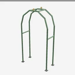 Garden Arch low-poly 3D model (2,248 tris)