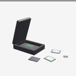 Memory Cards low-poly 3D model (1,728 tris)