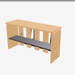 Outdoor Bar low-poly 3D model (2,568 tris)