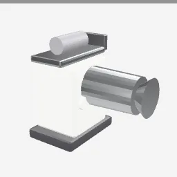 Meat Grinder low-poly 3D model (1,240 tris)