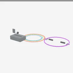 Resistance Bands low-poly 3D model (4,912 tris)