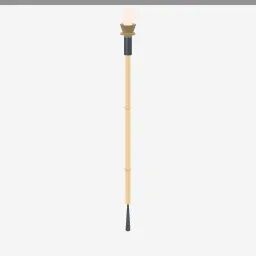 Tiki Torch low-poly 3D model (4,784 tris)