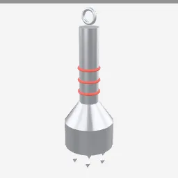 Meat Tenderizer low-poly 3D model (4,968 tris)