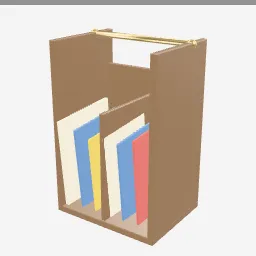 Magazine Holder low-poly 3D model (2,912 tris)