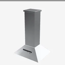 Range Hood low-poly 3D model (2,852 tris)