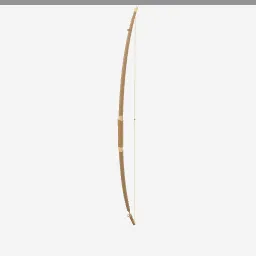 Longbow low-poly 3D model (3,056 tris)
