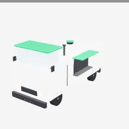 Food Truck low-poly 3D model (8,228 tris)