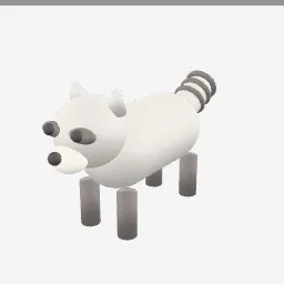 Raccoon low-poly 3D model (8,184 tris)